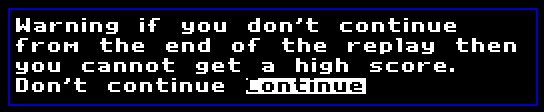 Warning
